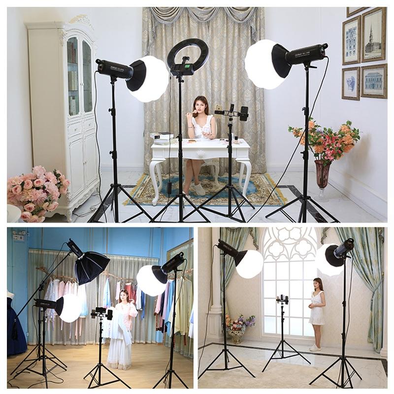 Professional Metal Lighting Stand For Studio Flash - 2.2M Height-1915197393419243527