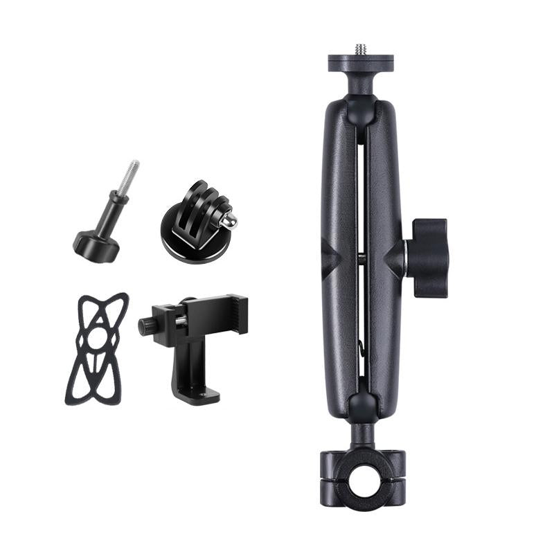 25Mm Ballhead Car Seat Mount For Action Cameras With Phone Clamp And Anti-Lost Case-1915197232248918017