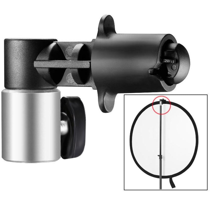 Studio Reflector Holder Clip For Light Stand - Photo / Video-1915198061689311238