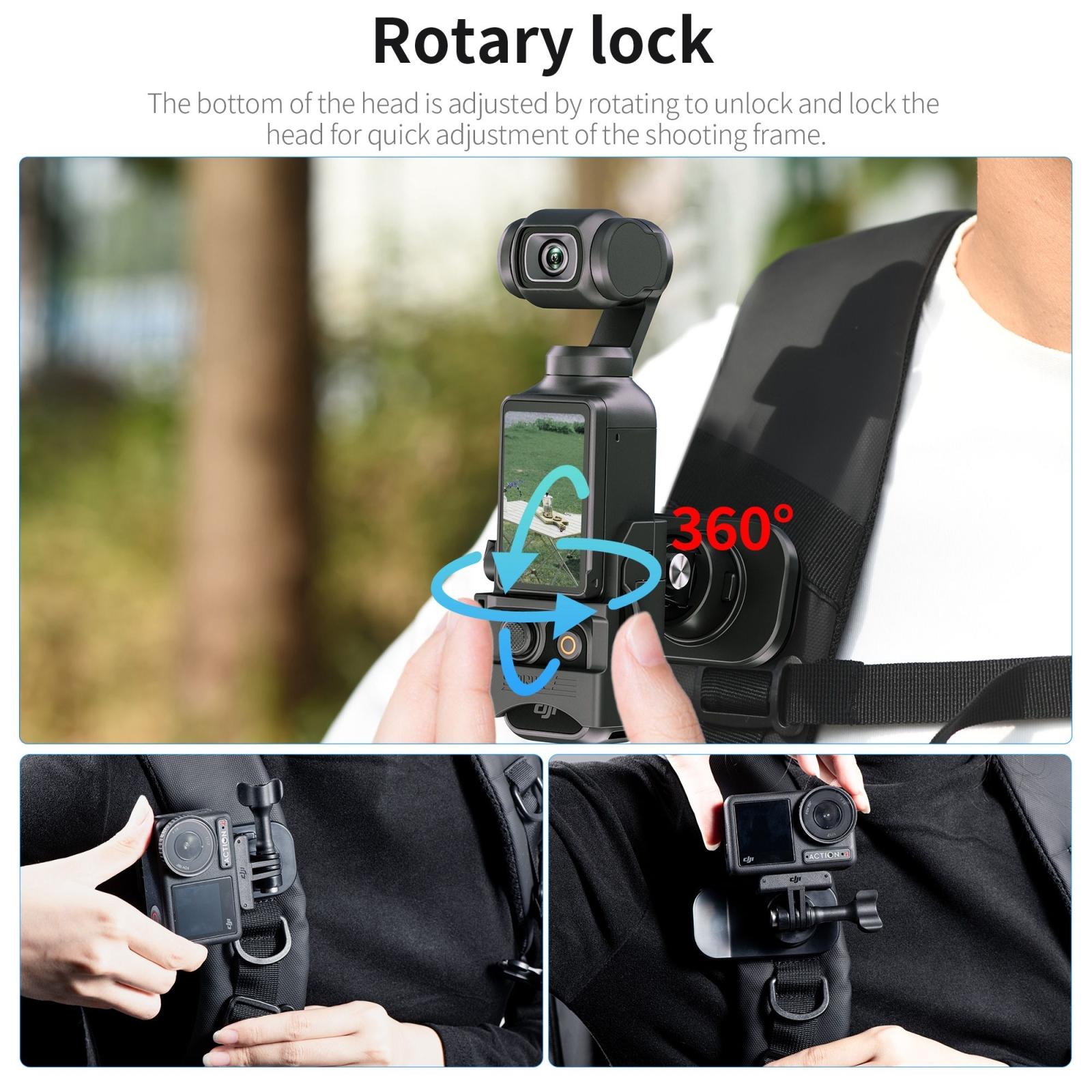 360 Degree Rotating Magnetic Backpack Clip Mount-1915196676512026629