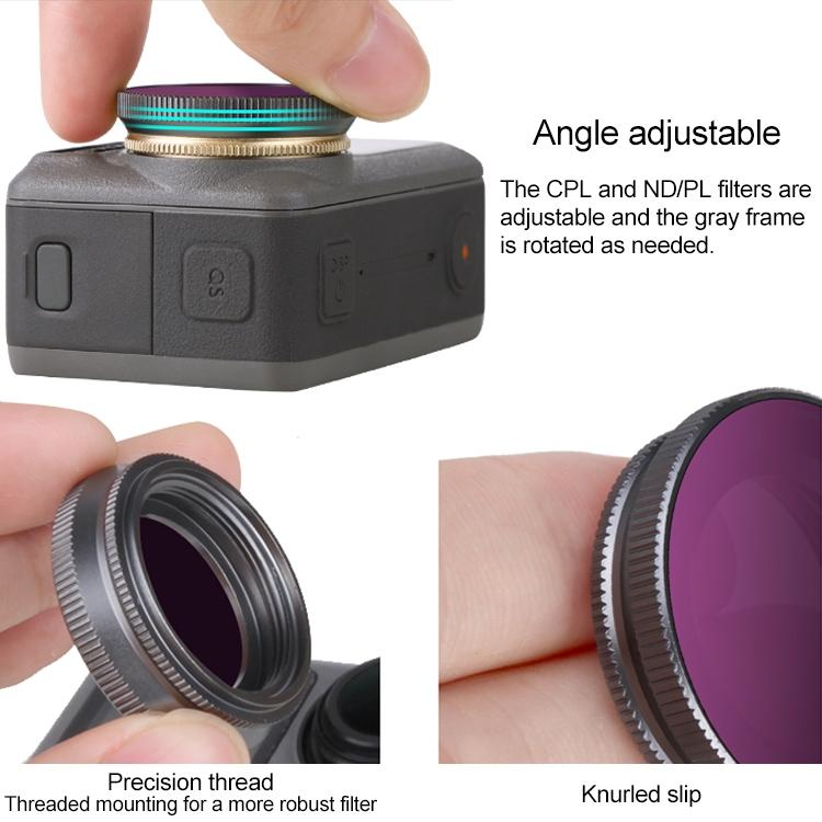 Adjustable Lens Filter For Dji Action Camera-1915197106637901825