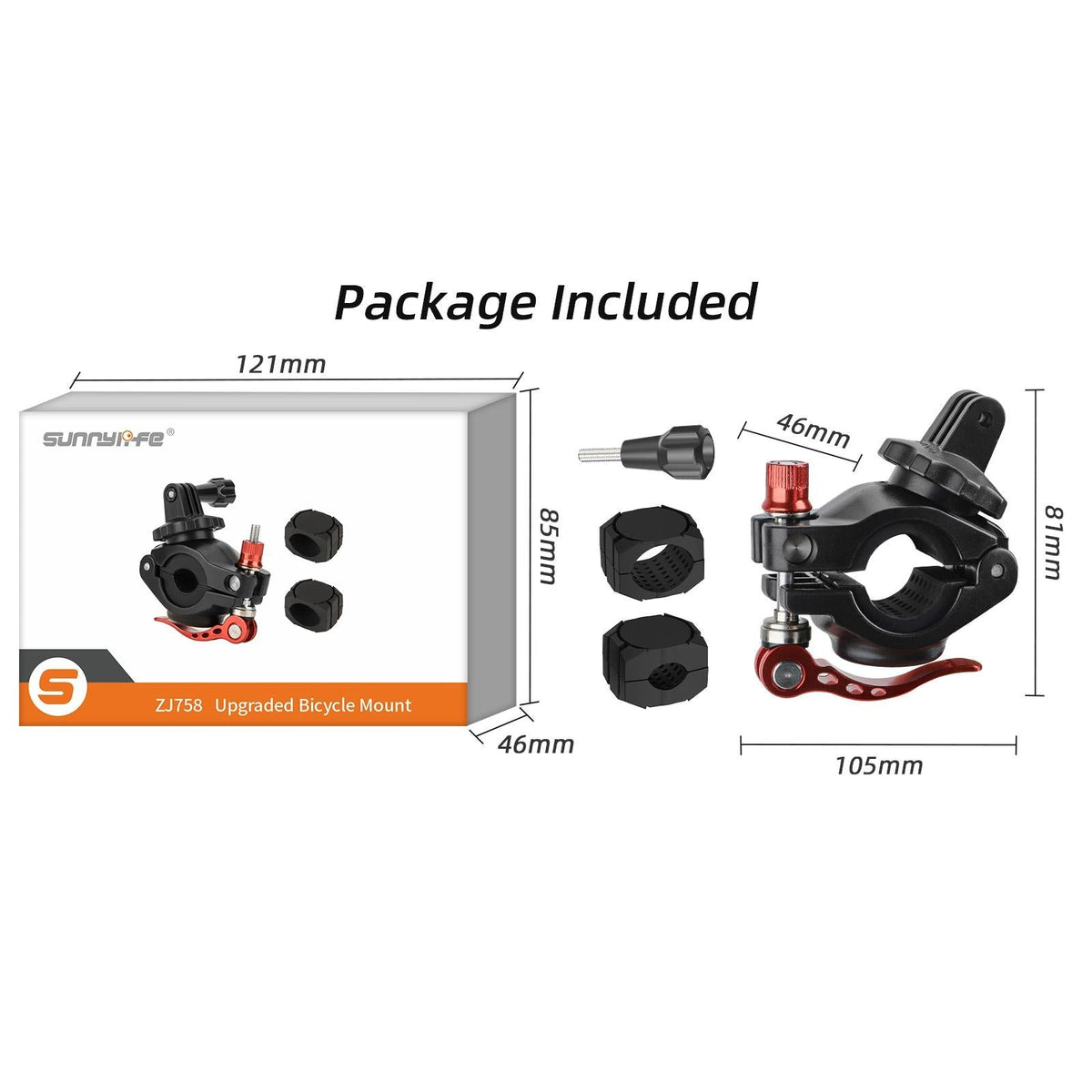 360 Degree Rotating Bike Mount For Sports Cameras-1915196490595307523