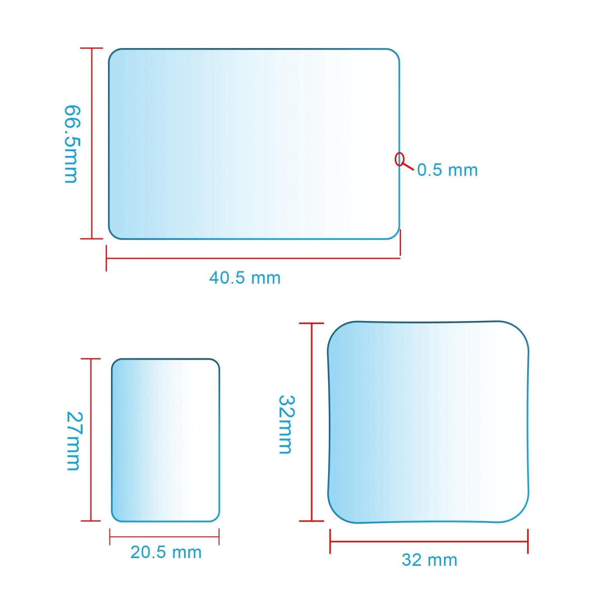2-Piece Tempered Glass Film Set For Insta360 Ace Pro-1915197453926273028