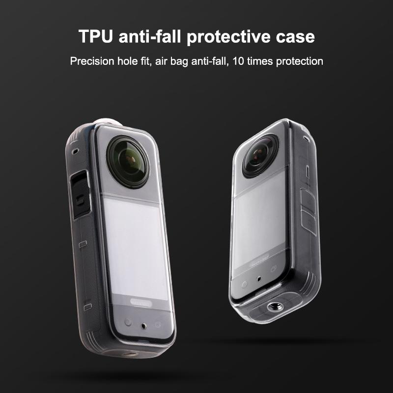 Clear Tpu Protective Case For Insta360 X3-1915196607213735938