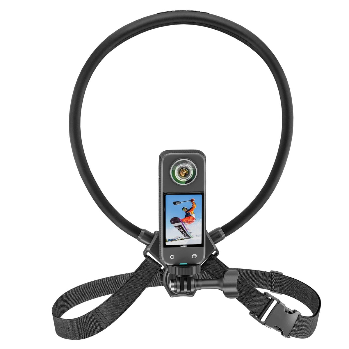 Adjustable Neck Vlog Bracket For Dji Gopro Insta360 Action Cameras And Smartphones-1915196485843161096