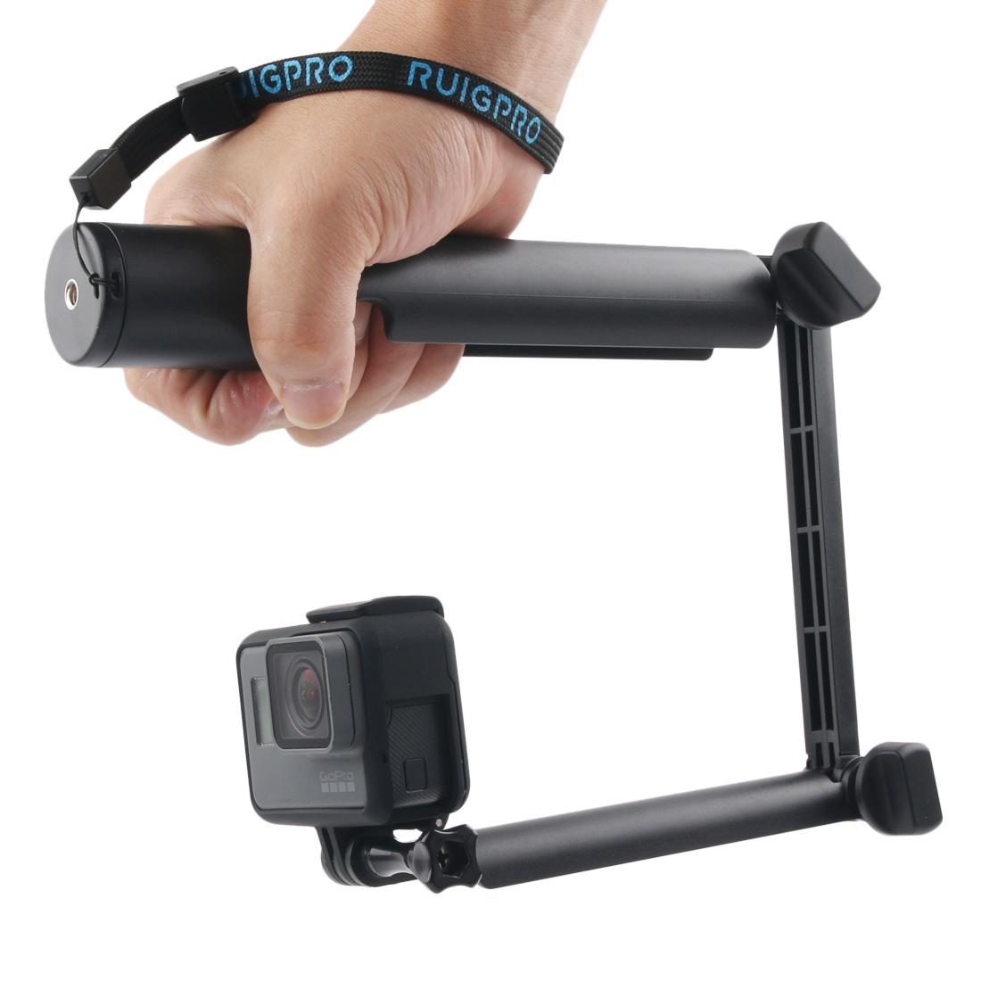 3-In-1 Monopod Selfie Stick For Action Cameras-1915196687220084742