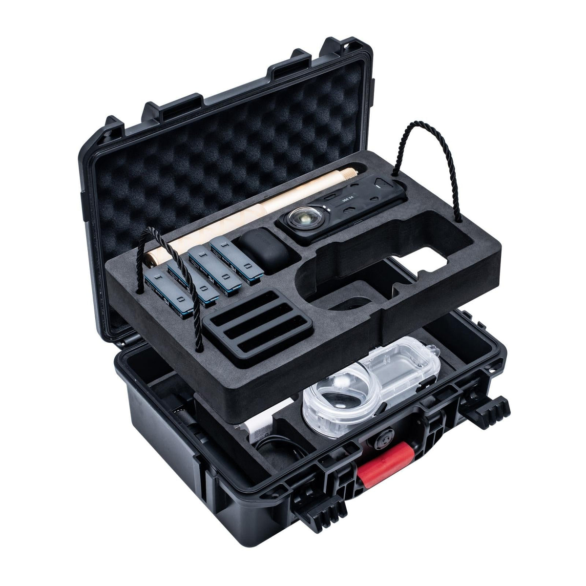Waterproof Dual-Layer Storage Box For Insta360 X4 Startrc - Black-1915196772968435712