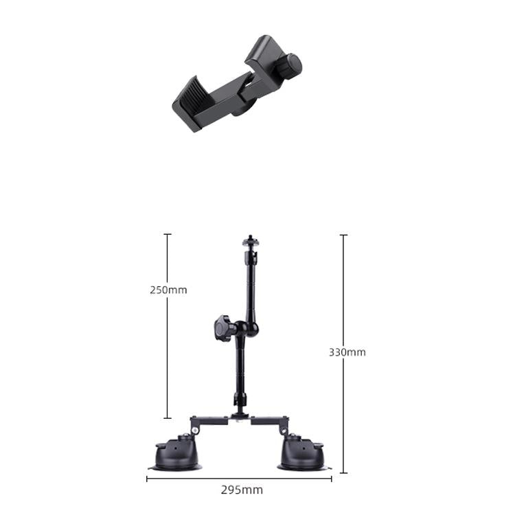 Articulating Dual Suction Cup Magic Arm Phone Mount-1915196698314018817