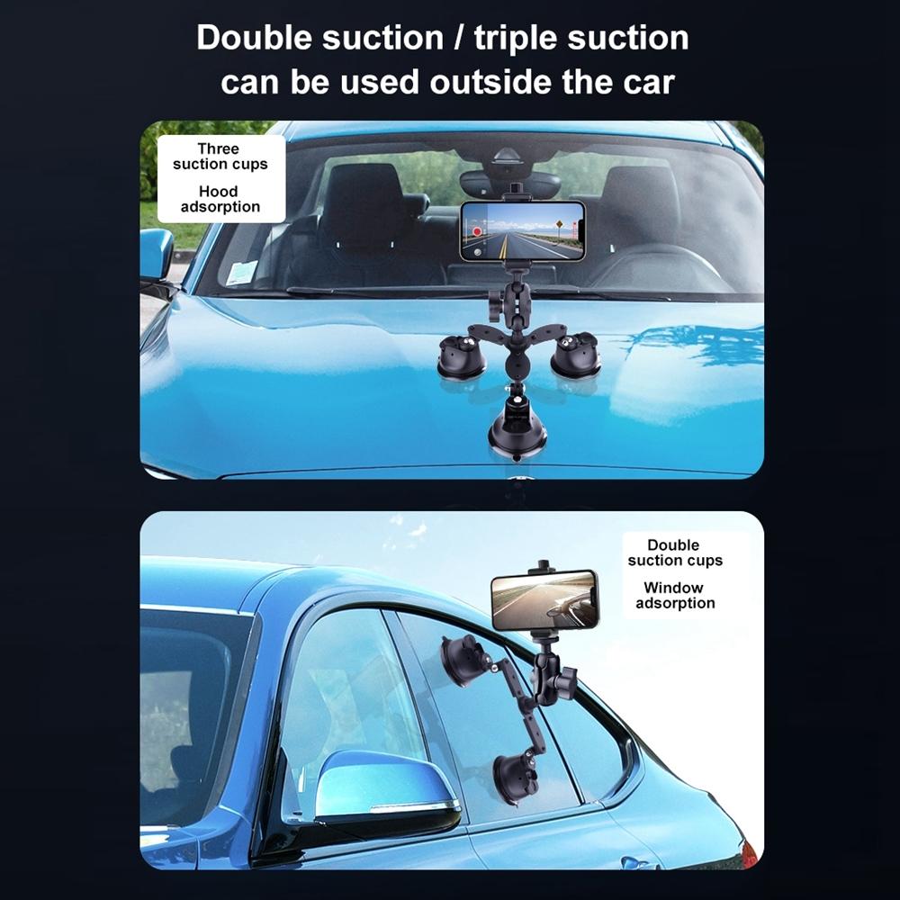 Articulating Magic Arm With Suction Cup Phone Clamp-1915196715598745607