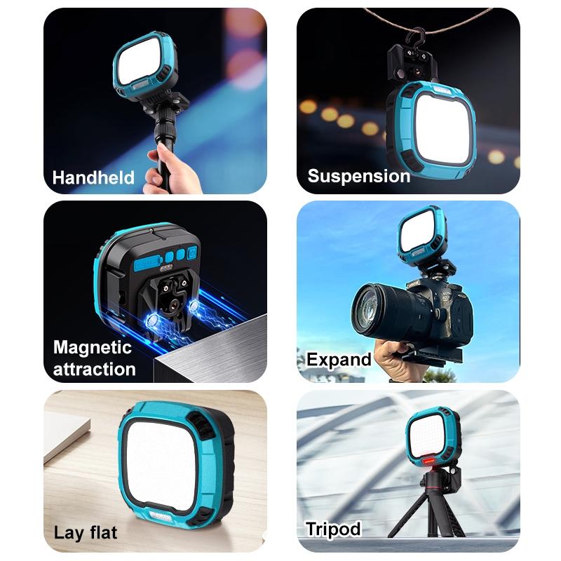 28W Waterproof Led Work Light With 136 Leds For Photography And Fill Light - Blue-1964932153720573954