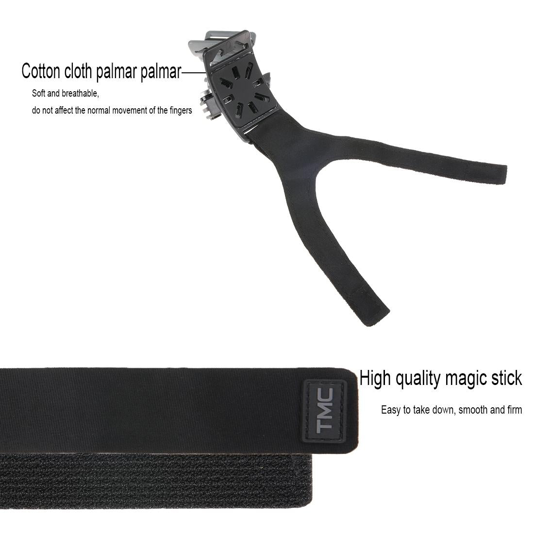 360 Degree Rotation Mount For Gopro Insta360 Dji Action Cameras - 3-In-1 Straps For Hand Wrist Arm Leg-1915198078562996225
