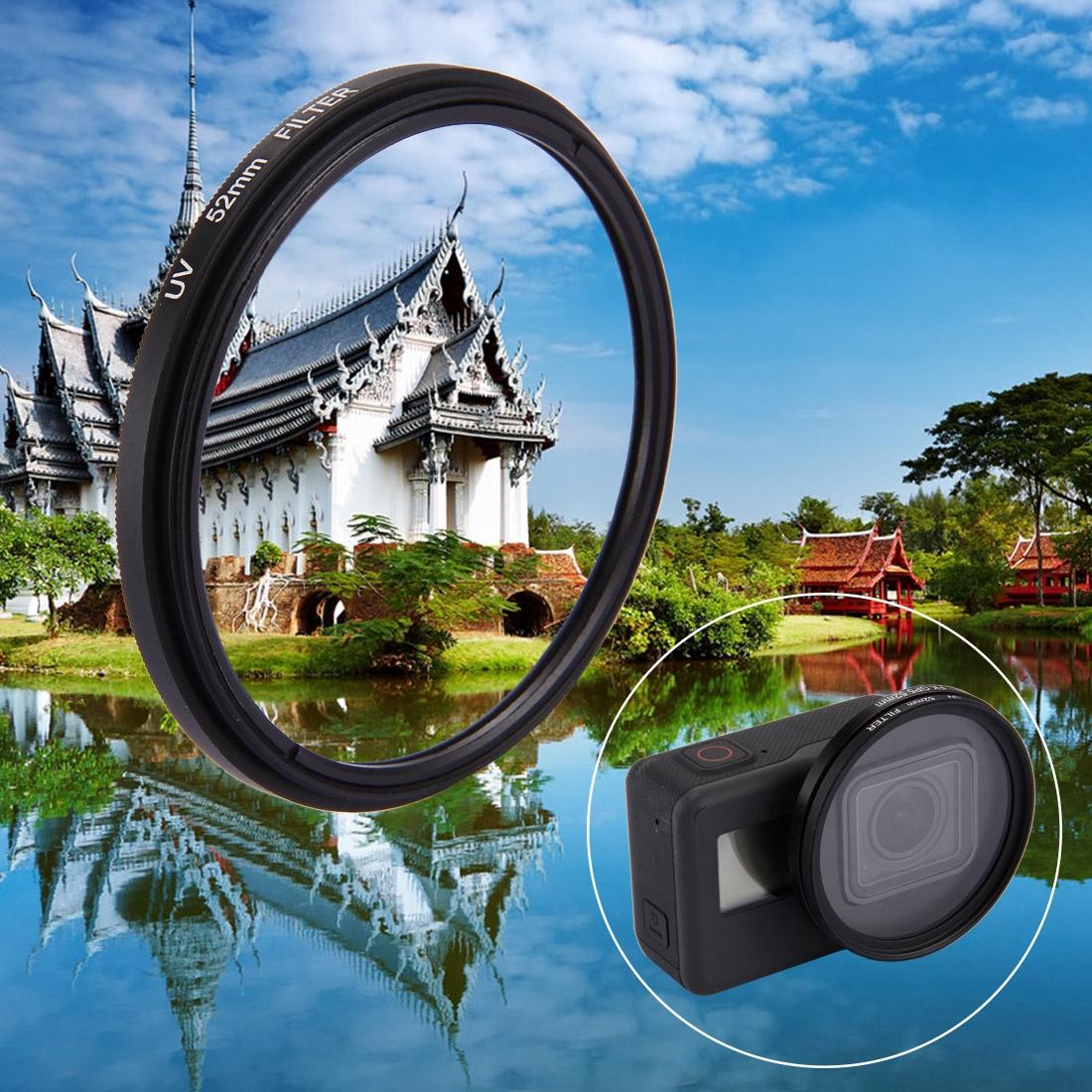3-In-1 52Mm Round Uv Lens Filter For Gopro Hero7 / 6 / 5 With Cap-1915197823666753536