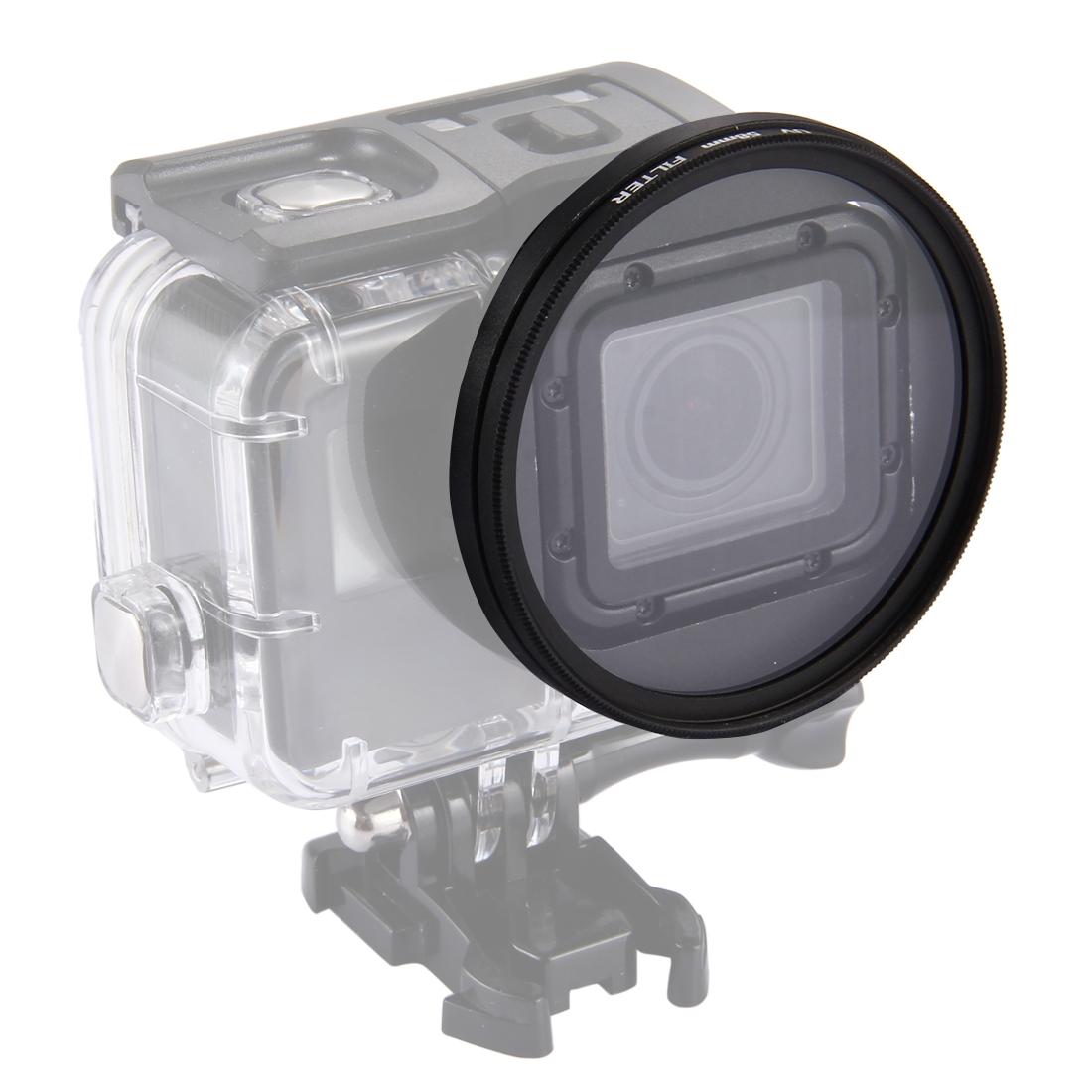 3-In-1 58Mm Round Uv Filter With Cap For Gopro Hero7 / 6 / 5-1915197638786027526