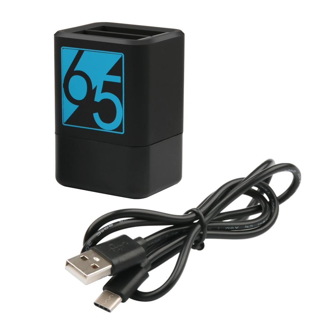 Usb-C Dual Battery Charger For Gopro Hero6 / 5 With Cable-1915197896836386818