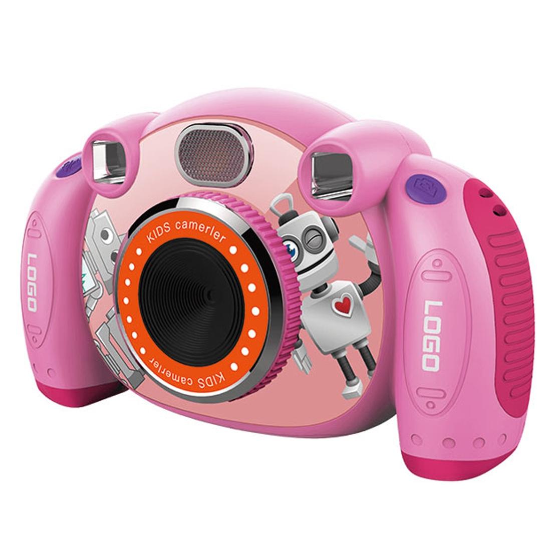 2.0 Inch Hd Screen Digital Children Camera - Pink 3Mp-1915196535486943232
