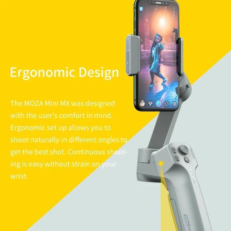 Foldable 3-Axis Gimbal For Action Camera And Smartphone - Grey-1915196546857701383