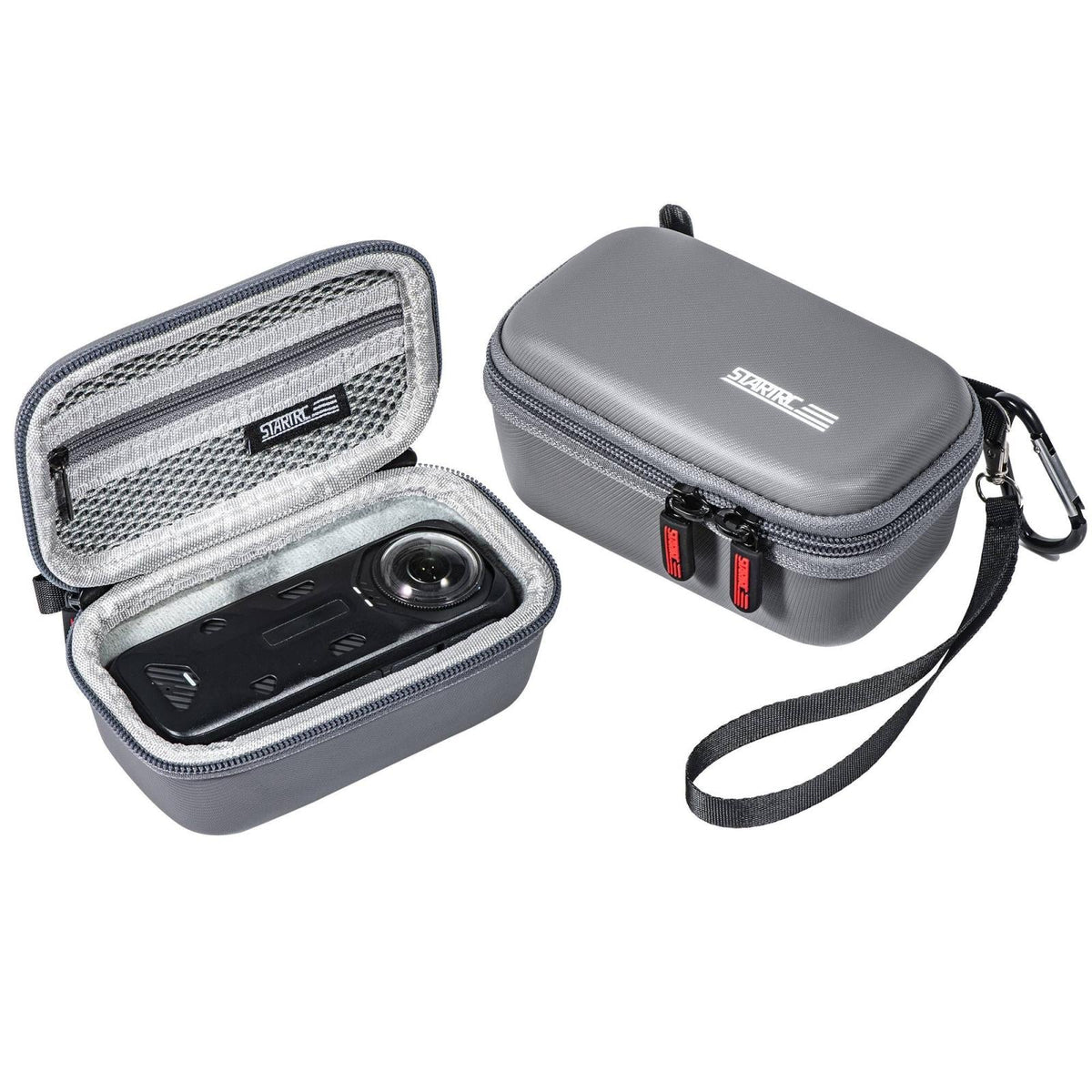 Carry Case With Carabiner & Strap For Cameras-1915196548841607168