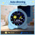 Artiss 3.8" Digital Day Clock Calendar Alarm LCD Display Blue