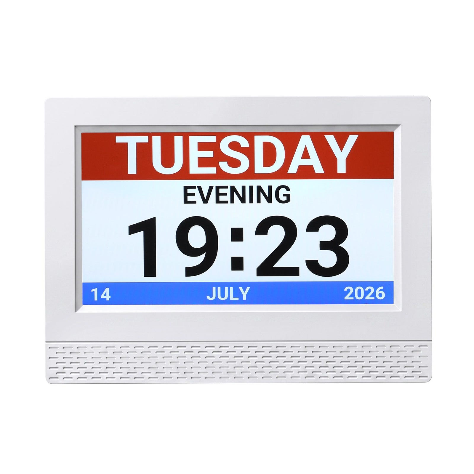 Artiss 7" Smart Digital Clock Calendar HD IPS Touchscreen Weather Photo Frame