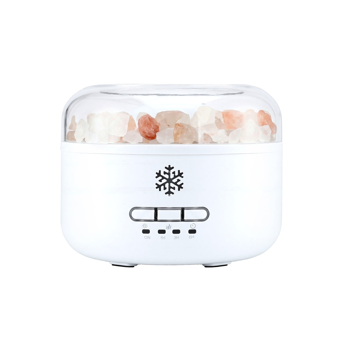 Devanti 150ml Salt Lamp Aroma Diffuser Ultrasonic Humidifier Purifier 7 LED Colors