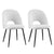 1 Set of 2 Artiss Dining Chair Boucle Sherpa