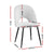 1 Set of 4 Artiss Dining Chair Boucle Sherpa