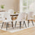 1 Set of 4 Artiss Dining Chair Boucle Sherpa