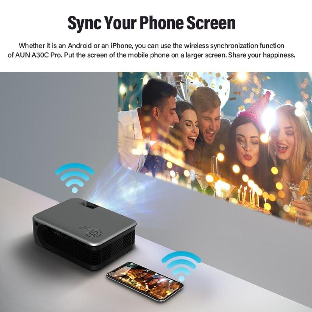 Portable Home Theater Projector - 3000 Lumens-1915196612871852039