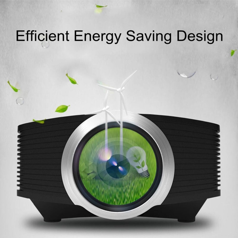 1200 Lux Led Projector For Home Theater - Hdmi Vga Av Tf Usb-1915197926385258500