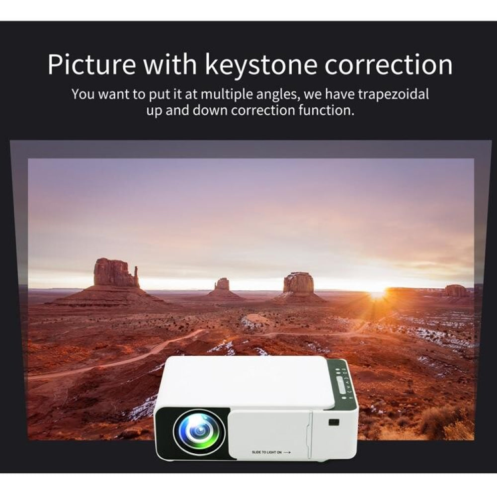 Smart Projector With 100 Ansi Lumens And 1024X600 Resolution Supports Hdmi / Sd / 2 Usb / Audio 3.5Mm Same Screen Version-1915198063002128389