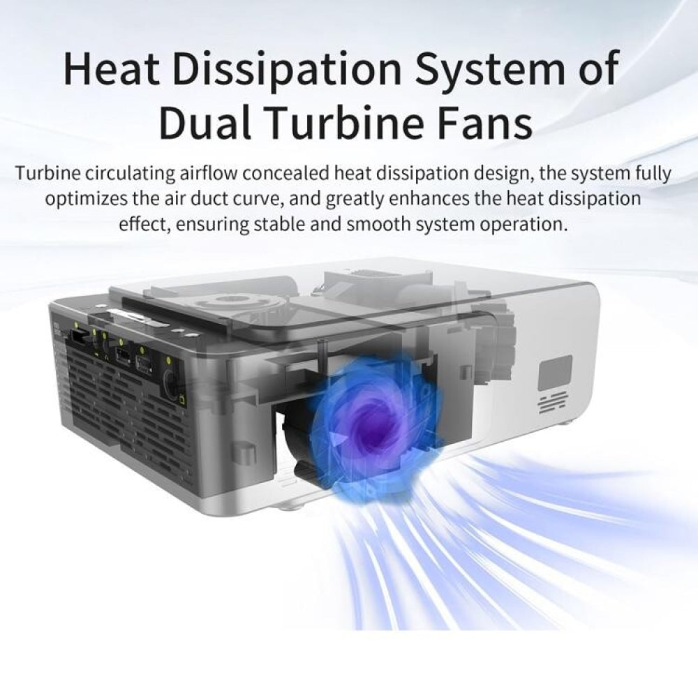 Smart Projector With 100 Ansi Lumens And 1024X600 Resolution Supports Hdmi / Sd / 2 Usb / Audio 3.5Mm Same Screen Version-1915198063002128390