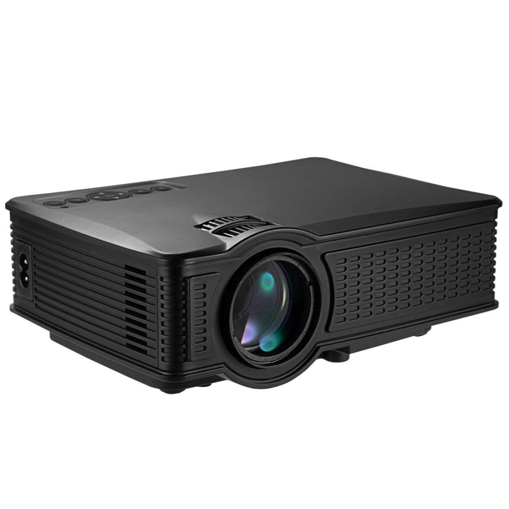 1800 Lumens Home Theater Projector With Remote - Supports Av Usb Vga Hdmi - Black-1915196502574239745