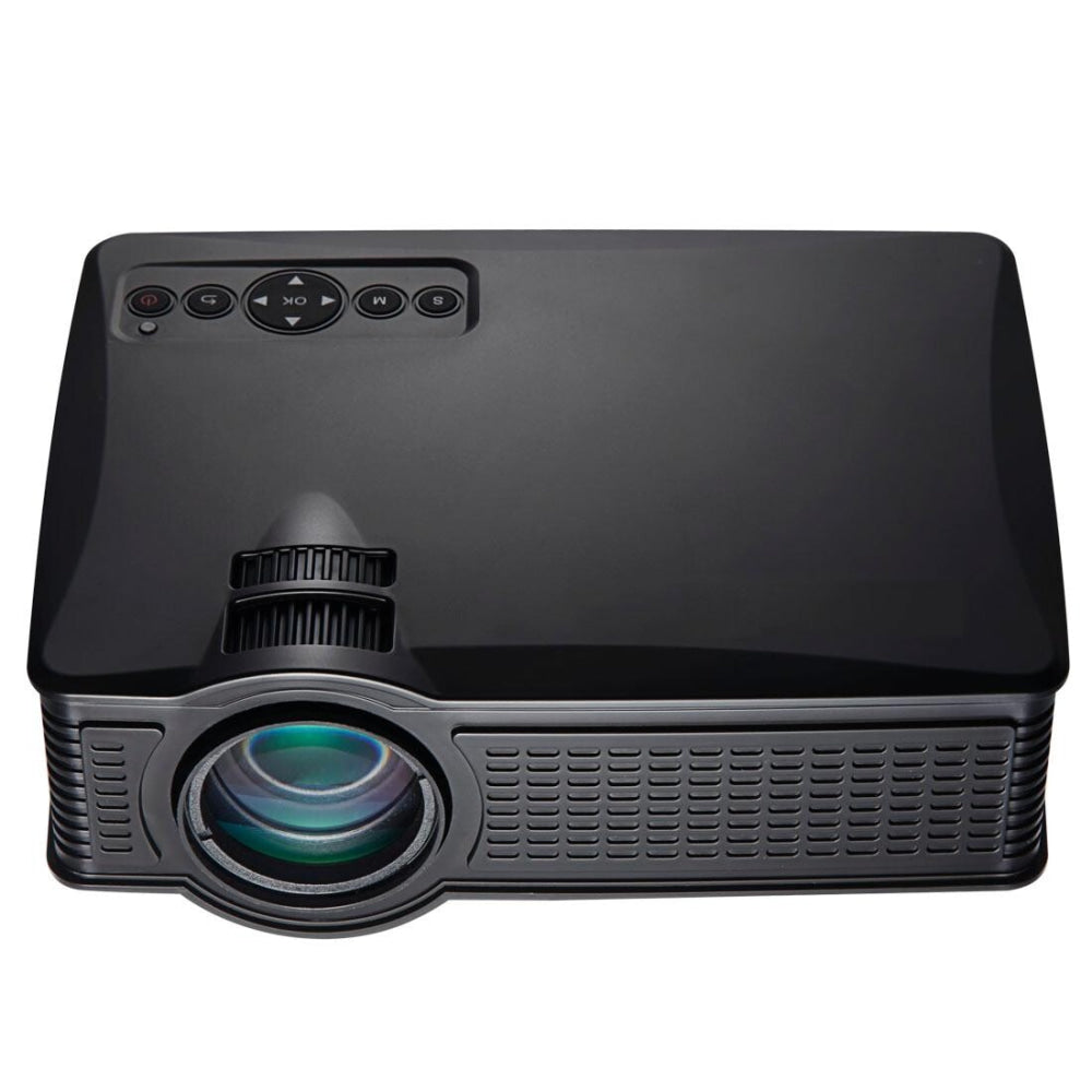 1800 Lumens Home Theater Projector With Remote - Supports Av Usb Vga Hdmi - Black-1915196502574239745