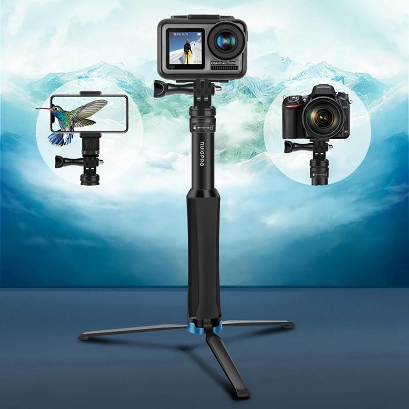 Telescopic Selfie Stick For Action Cameras-1915196721831481348