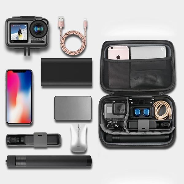 Portable Shockproof Waterproof Case For Dji Action Camera - 17.3 X 12.3 X 6.5 Cm-1915196491060875268