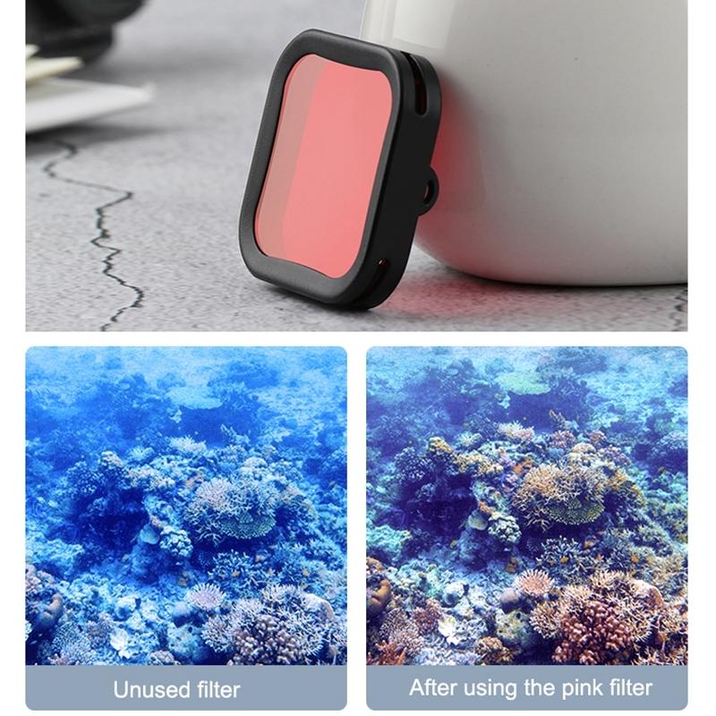 Waterproof Diving Case Kit For Dji Action 1 With Lens Filter - Underwater-1915197530161942531