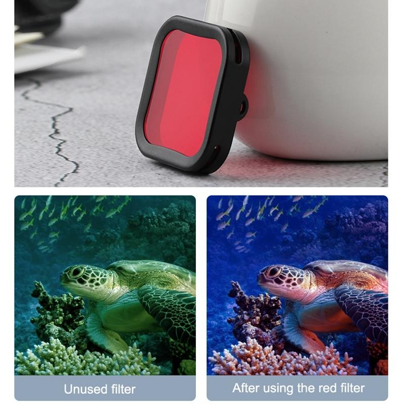 Waterproof Diving Case Kit For Dji Action 1 With Lens Filter - Underwater-1915197530161942532
