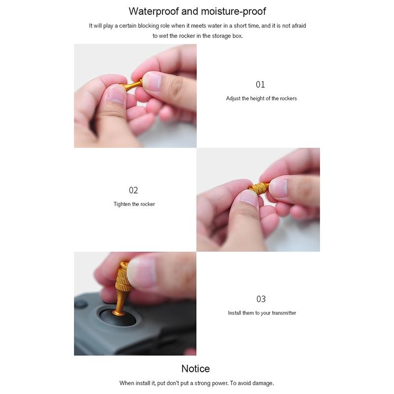 Retractable Aluminum Alloy Rocker For Dji Mavic 2 Pro / Air / Mini Drone Remote Control-1922443434690482179