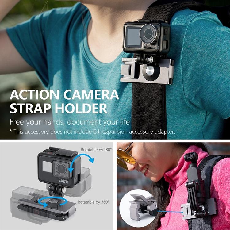 Travel Kit For Dji Action Tripod Backpack Clip Storage Bag-1915198074024759303