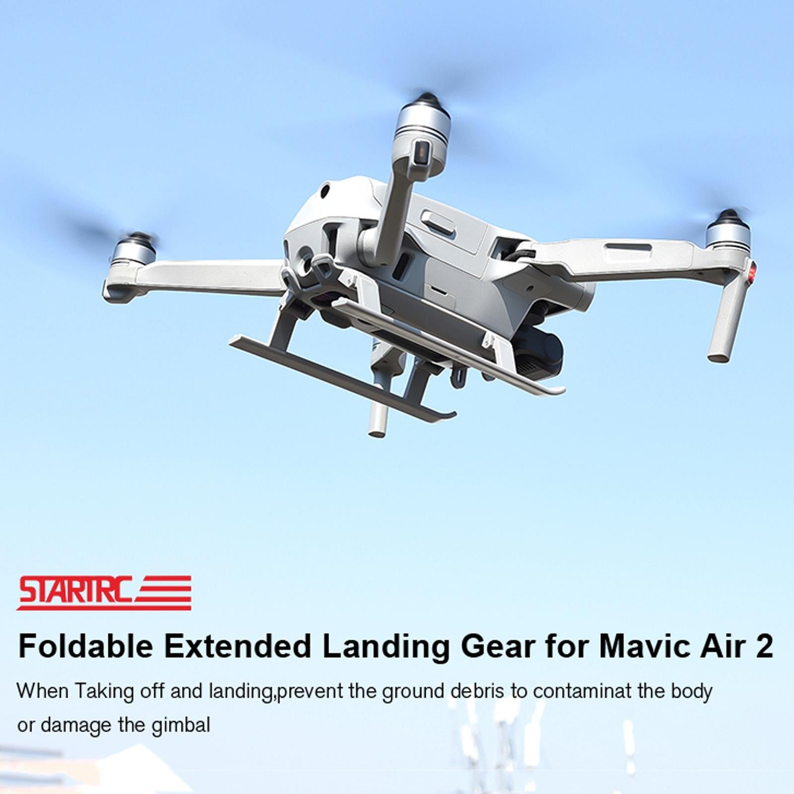 Heightened Landing Gear For Dji Mavic Air 2 / 2S - Anti-Fall & Anti-Dirt-1964932151048802309