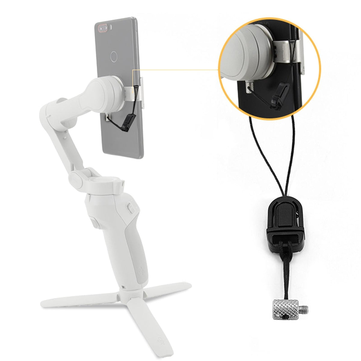 Anti-Lost Phone Holder Clip For Dji Om4 / Mobile 3-1915196729083432960