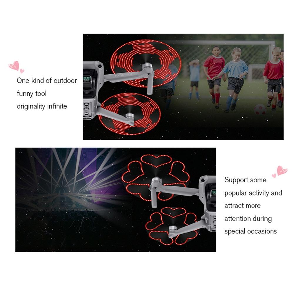 Foldable Led Propellers For Dji Mavic Air 2 - Editable Word Lamp - 1 Pair-1915197669211508739