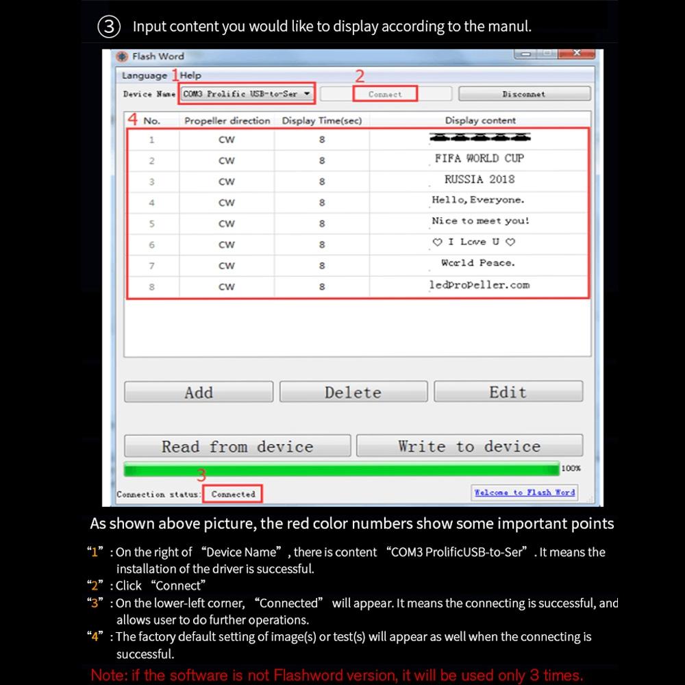 Foldable Led Propellers For Dji Mavic Air 2 - Editable Word Lamp - 1 Pair-1915197669211508744