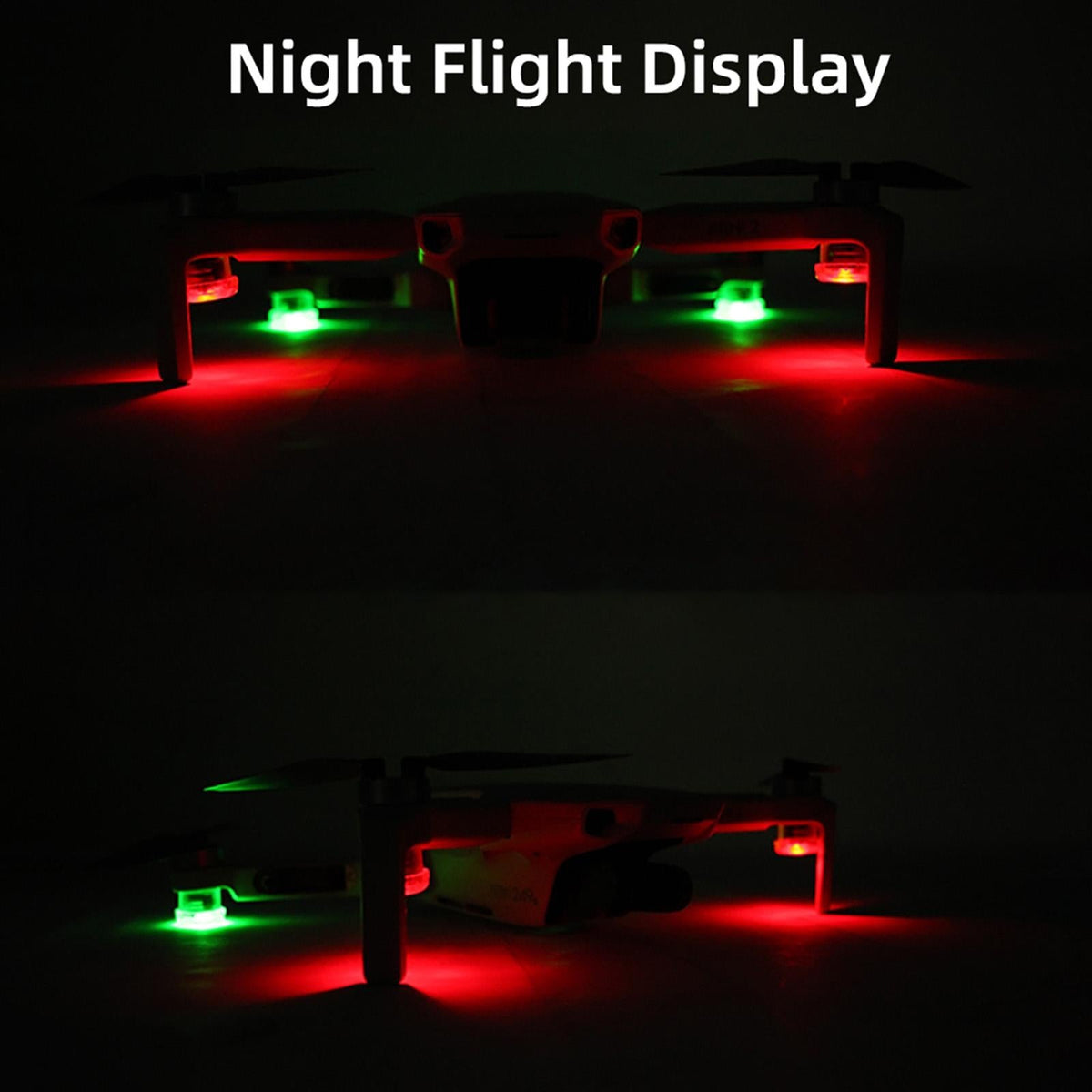 2 Night Strobe Led Light For Dji Mavic 2 Mini / Air 2 Fpv - 2 Pack-1964932223811588098