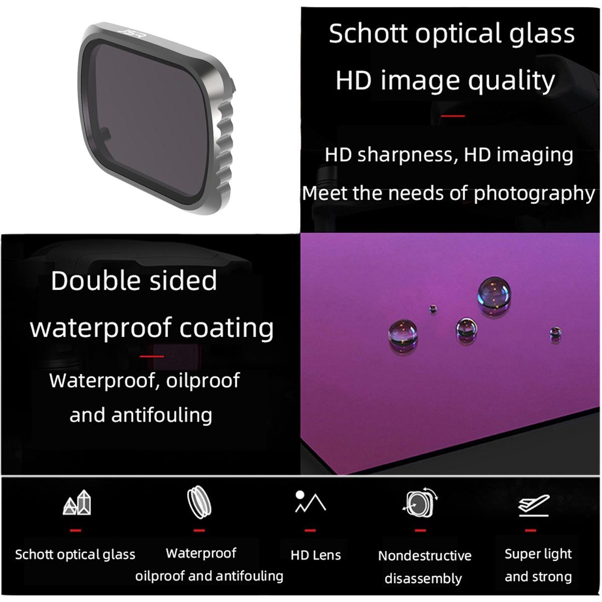 4-In-1 Aluminum Lens Filter For Dji Air 2S-1915197767710543874