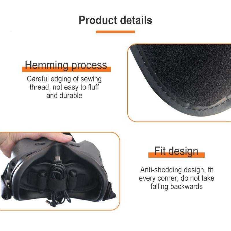 Protective Dust Cover For Dji Fpv Glasses V2 - Integrated Antenna Storage-1964932325825449989