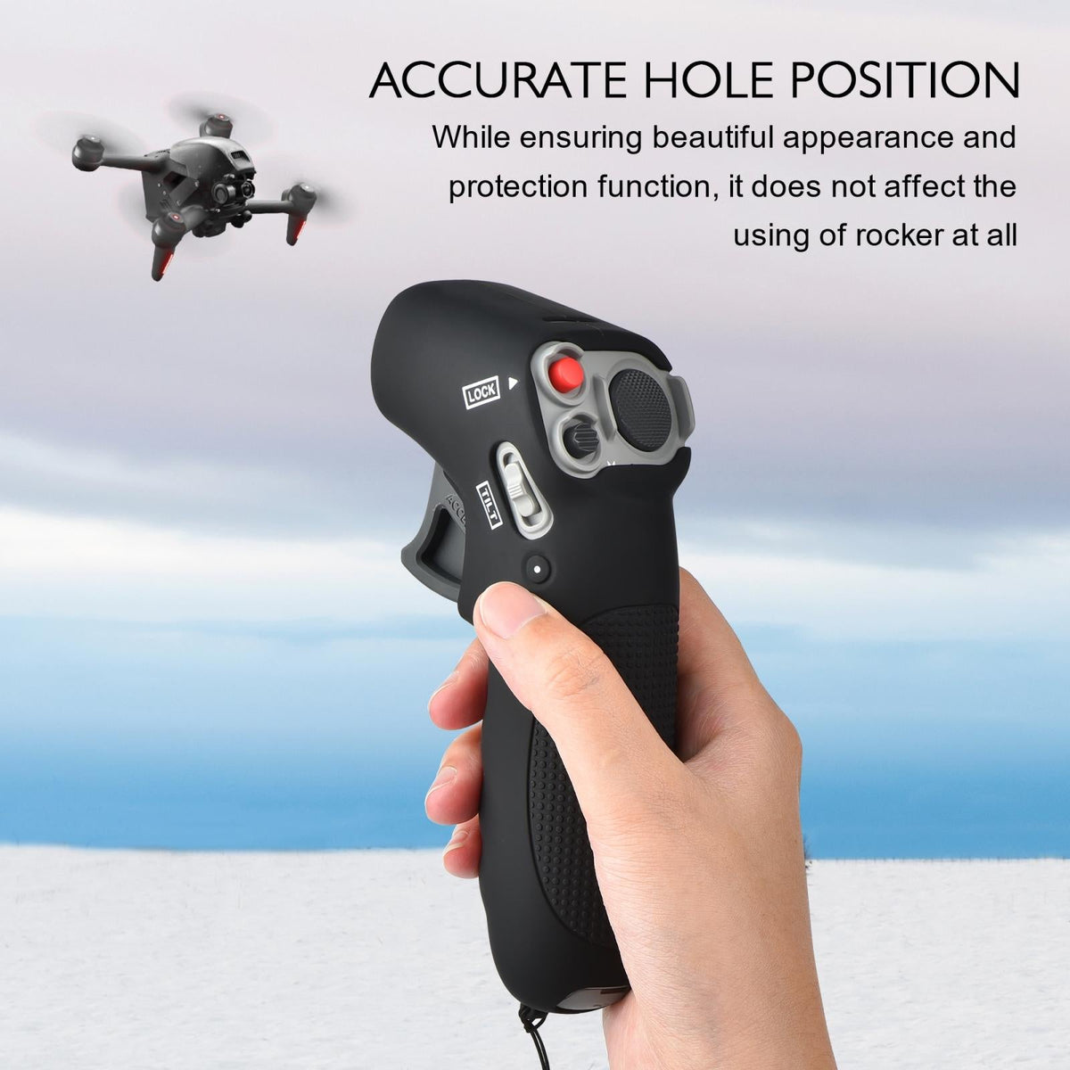 Shockproof Silicone Case For Dji Fpv Rocker - Anti-Scratch-1915196760842702851