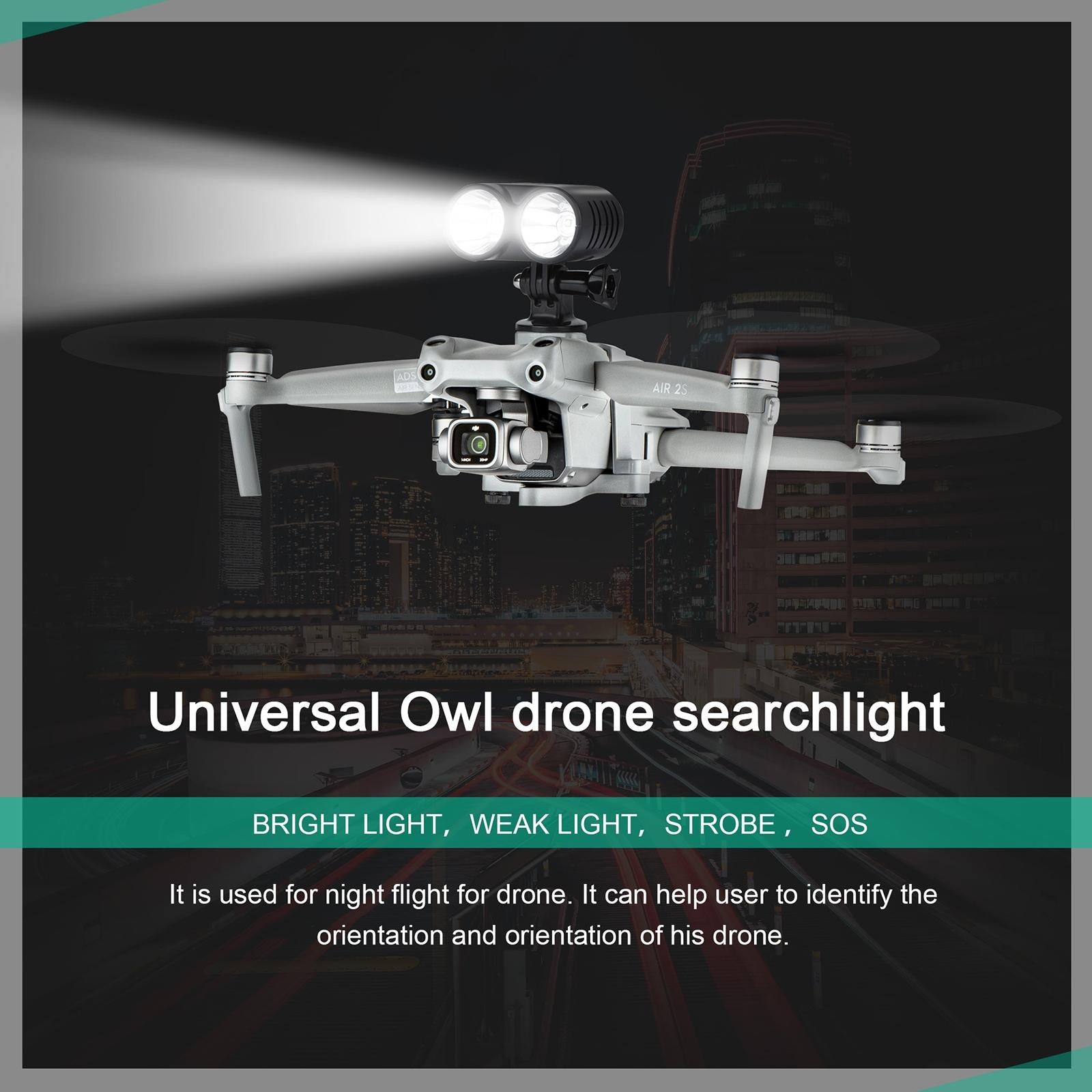 Owl Night Flight Lamp For Dji Mavic 2 Air 2S Mini 2 And Fpv-1915196779956146179