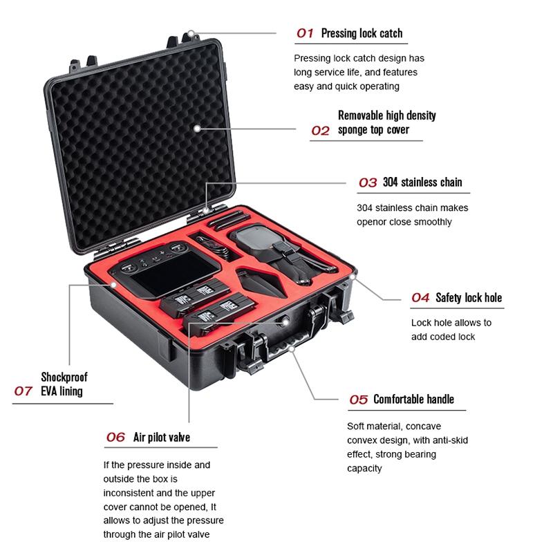 Waterproof Shockproof Suitcase For Dji Mavic 3 - Abs Material-1915196735311974405