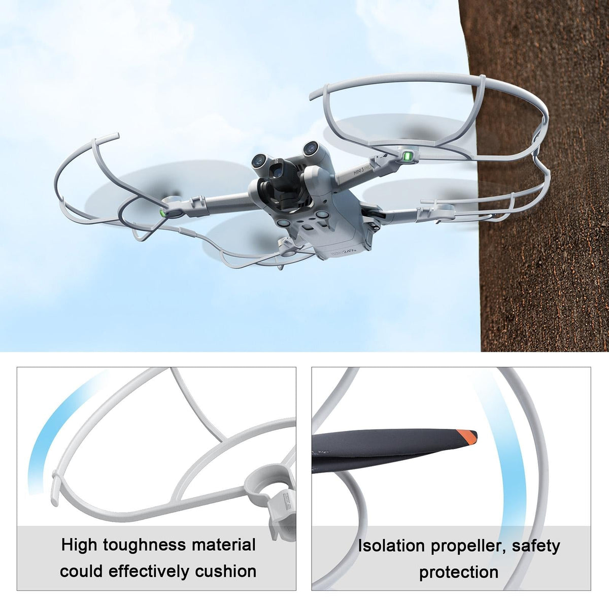 Protective Propeller Guard For Dji Mini 3 Pro Drone-1915196556458463237